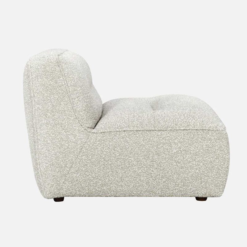 NED Collections Grace Sofa 1 Seater - Oat Cloud image number 2
